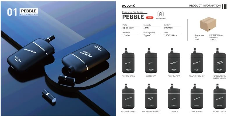 DOLODA PEBBLE 6500 VAPE PUFFS