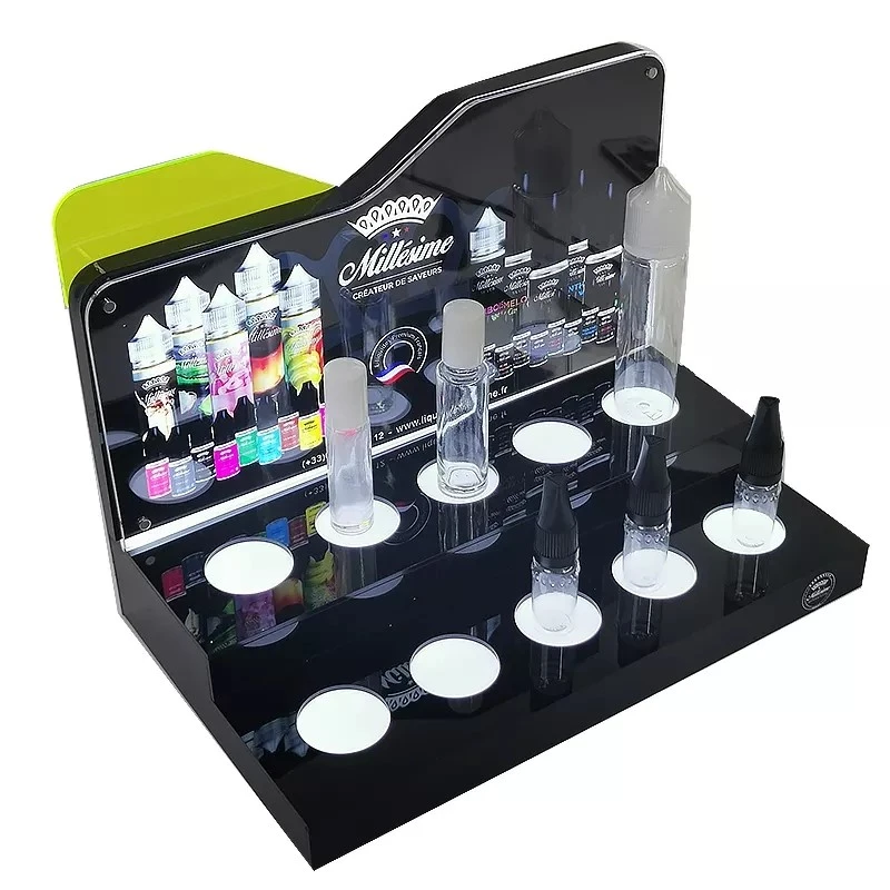 Electronic cigarette oil display rack LED luminous display rack vapes