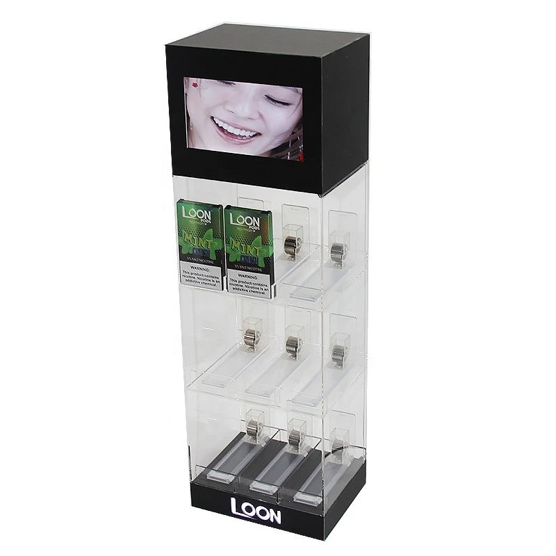3-layer electronic cigarette display cabinet vape