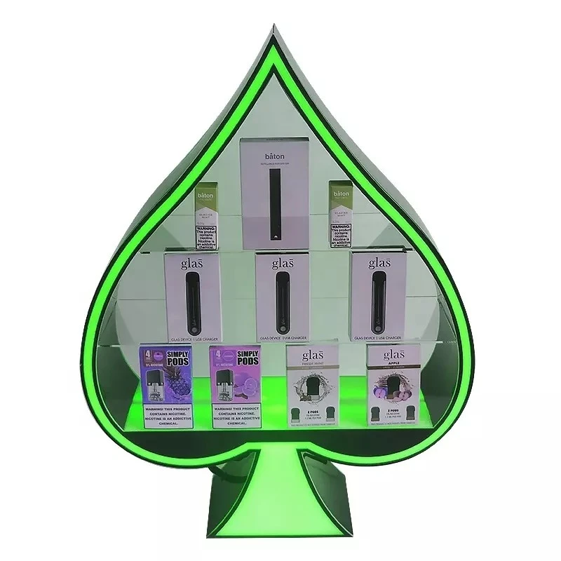 Spade A electronic cigarette display cabinet