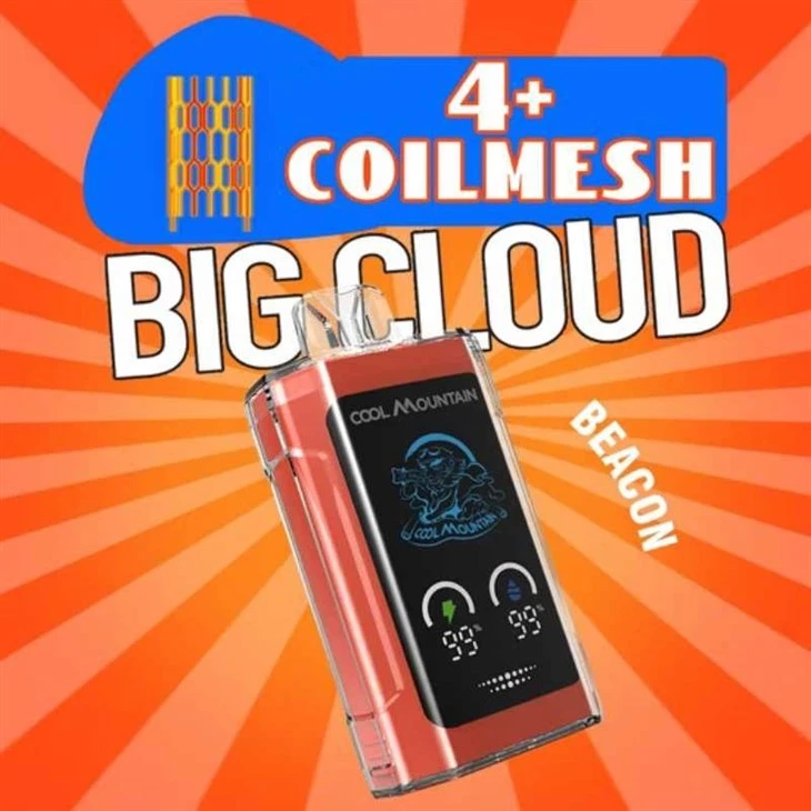 Hot-Selling-Cold-Mountain-Beacon-30000-Puffs-Color-Screen-Vape-Pod-System-with-35ml-Pre-Filled-Pods-Nicotine-Salt-EU-Us-Warehouse-Fast-Shipping COOL MOUNTAIN BEACON 30000 1