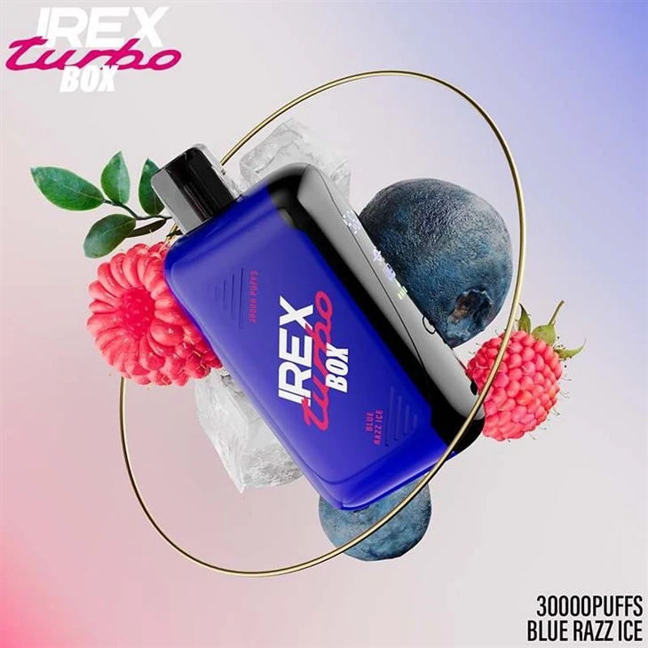 blue razz ice_IREX TURBO BOX 30000 PUFFS