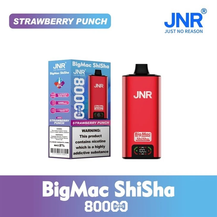 BS03-Strawberry Punch_JNR Big Mac Shisha 80K BS03-Strawberry Punch_JNR Big Mac Shisha 80K