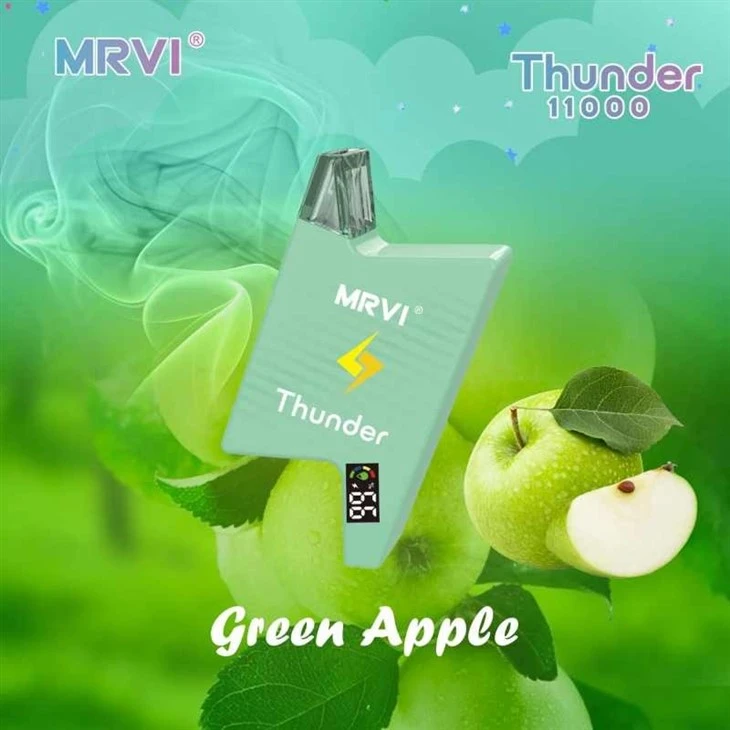 Hot-Selling-Disposable-Vape-Pen-Mrvi-Thunder-11000-Puffs-19ml-Prefilled-Pod-Kit-Vape-with-Screen-Display-Wholesale-I-Vape Hot-Selling-Disposable-Vape-Pen-Mrvi-Thunder-11000-Puffs-19ml-Prefilled-Pod-Kit-Vape-with-Screen-Display-Wholesale-I-Vape