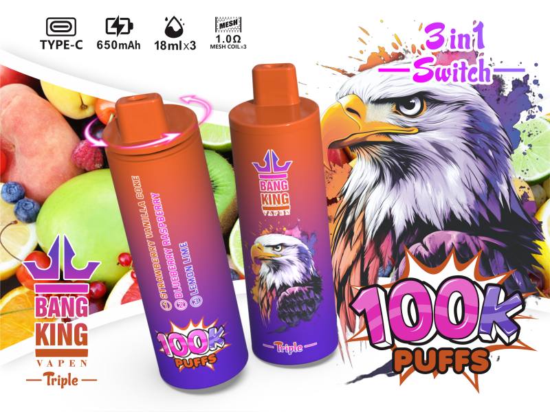 BANG KING VAPEN TRIPLE 100K 3IN1 13