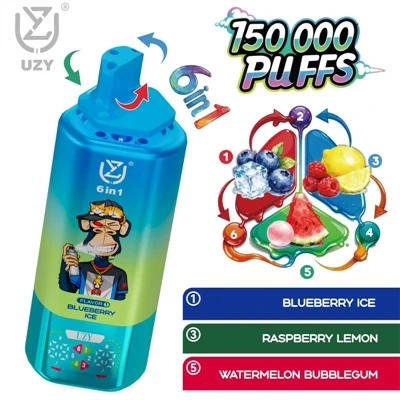 UZY 6-in-1 150K jednokratna elektronska cigareta|150000 puffs, šest promjena ...