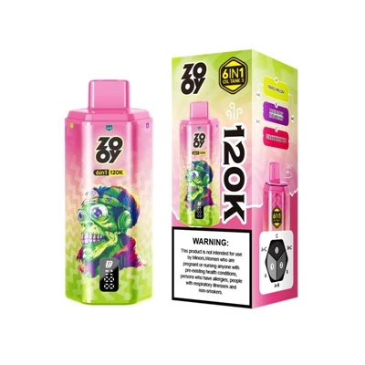 ZOOY 120K 6 U 1 — Jednokratna E-cigareta velikog-kapaciteta za vrhunsko iskus...
