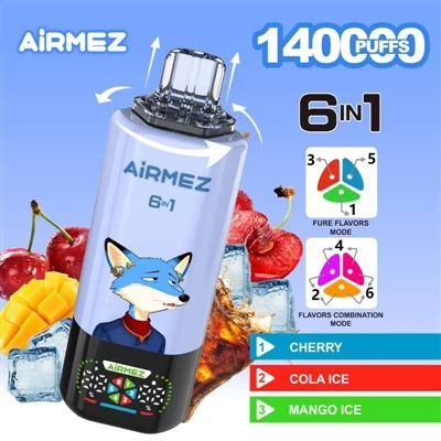 Airmez 6-u-1 140000: Redefiniranje performansi i iskustva jednokratnih e-ciga...