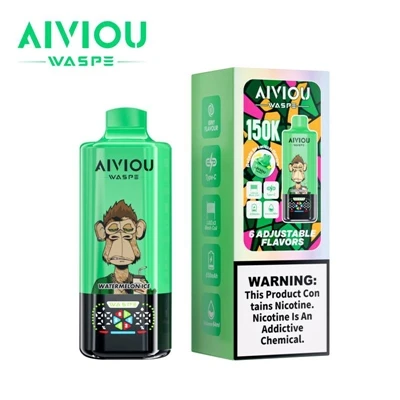 WASPE Aiviou 6 in 1 150K Puffs jednokratni Vape – velikog-kapaciteta, multi-f...