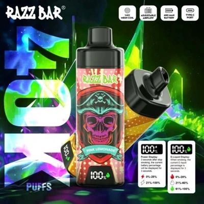 Jednokratna E-cigareta Razz Bar 40K: Novo iskustvo velikog kapaciteta i visok...