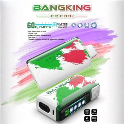 BANGKING ICE King COOL 60000: Vrhunska-evolucija jednokratnih E-cigareta.