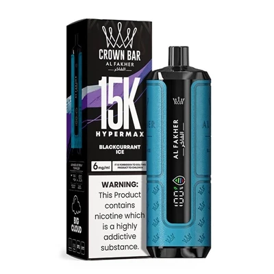 AL Fakher Crown Bar Hypermax 15K: Vrhunska-opcija za jednokratnu E- cigaretu ...