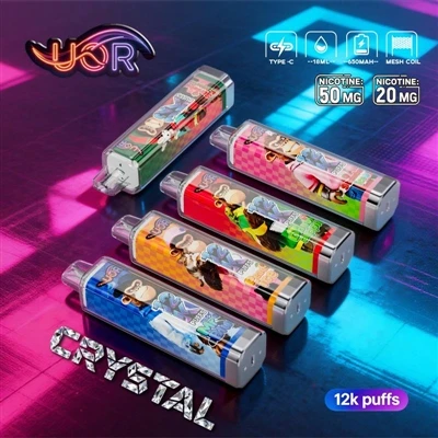 UOR CRYSTAL 12K: Profesionalno iskustvo u Vape za jednokratnu upotrebu