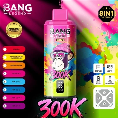 Bang Legend 300K – Pomicanje granica izdržljivosti za jednokratne E-cigarete