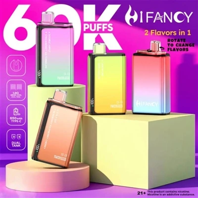 HIFANCY TWINMAX 60000 Puffs — Uživajte u dva okusa do mile volje, uživajte u ...