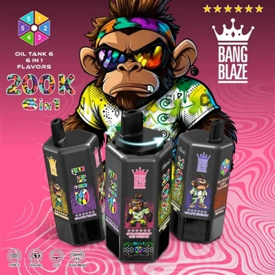 BANG BLAZE 6in1 200K: Jedan štapić u ruci, šest ukusa u jednom, znate na šta ...