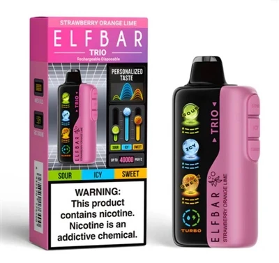 ELFBAR TRIO 40K PUFFS: Redefiniranje izdržljivosti i zadovoljstva jednokratni...