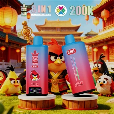 BANG KING VAPEN 200K 8IN1: Ultimativno iskustvo E-cigareta s više okusa i tre...