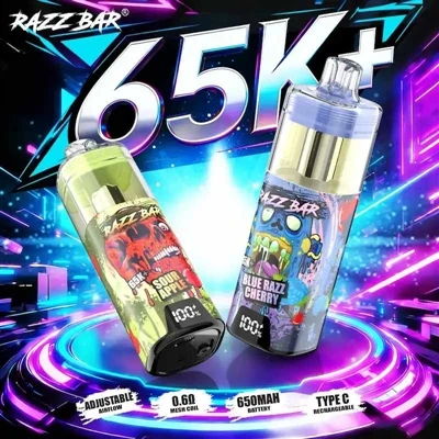 Razz Bar 65K+: cigareta zbog koje zaboravite da ikada zamijenite e-cigarete.