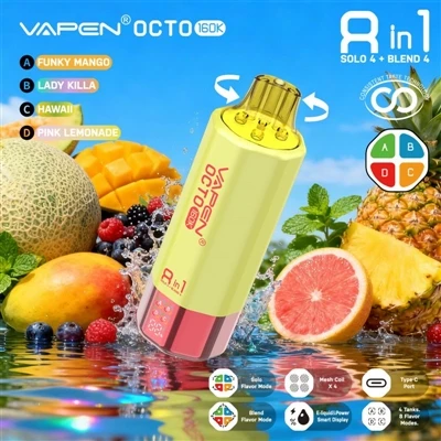 Vapen Octo 160K Puffs 8-u-1: Kada više okusa više nije trik, već svakodnevno ...