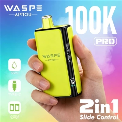 Waspe Double Flavor 100K Pro: kada vaping počne govoriti ne 'dosadi'