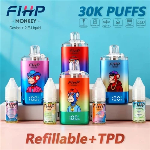 FIHP MONKEY 30K Vape za ponovno punjenje: Novi izbor koji balansira dug vijek...