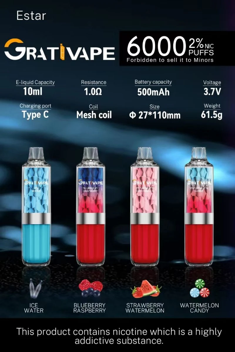 Grativape Estar 6000 puffs vape