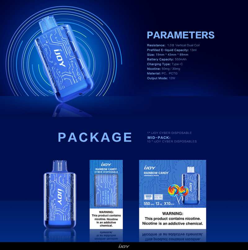 iJoy Cyber 5000 puff vapes iJoy Cyber 5000 puff vapes