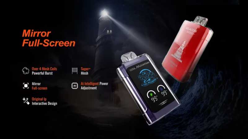 Original-Cold-Mountain-Beacon-30K-30000-Puffs-Disposable-E-Cigarettes-Vape-Box-35ml-Capcity-E-Liquid-2-Nicotine-Disposables-Vapes-Electronic-Cigarette-Vapor COOL MOUNTAIN BEACON 30000 3