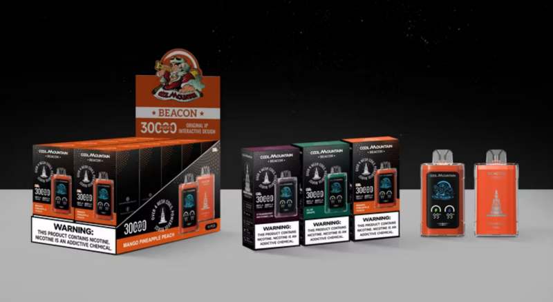 Original-Cold-Mountain-Beacon-30K-30000-Puffs-Disposable-E-Cigarettes-Vape-Box-35ml-Capcity-E-Liquid-2-Nicotine-Disposables-Vapes-Electronic-Cigarette-Vapor 10COOL MOUNTAIN BEACON 30000