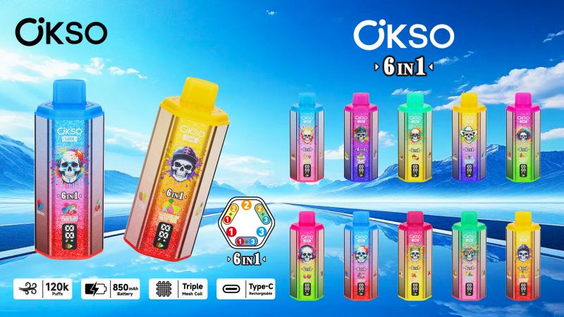 OKSO 120000 Puffs 3 OKSO 120000 Puffs 3