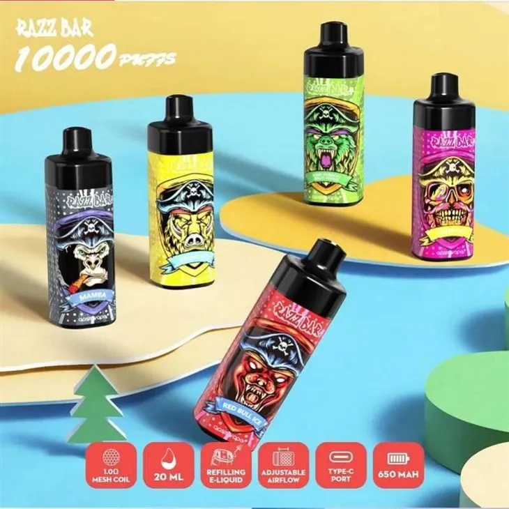 RAZZ BAR 10000 Puffs Disposable Vape RAZZ BAR 10000 Puffs Disposable Vape
