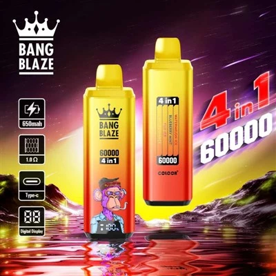 Bang Blaze 60000 Puffs 4 u 1 okus Vape