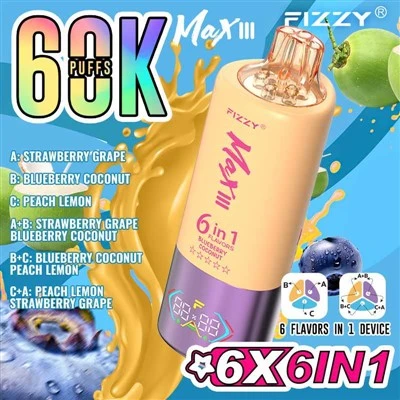 Fizzy MAX III 60K 6 u 1