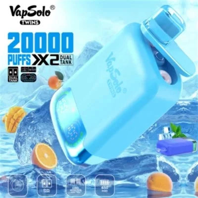 Vapsolo Twins 20000 Puffs Dvostruki okusi