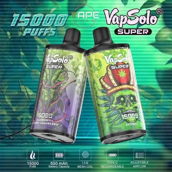 VapSolo SUPER 15000vapes - VapSolo SUPER 15000vapes -